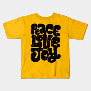 peace love joy Kids T-Shirt